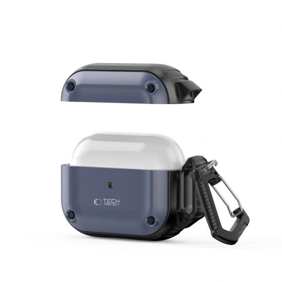Tech-Protect Rough Hook Case with Carabiner for Apple AirPods Pro 1 / 2 - Blue