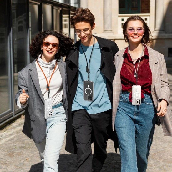 Tech-Protect C1S Rope Crossbody Strap Leash - Black