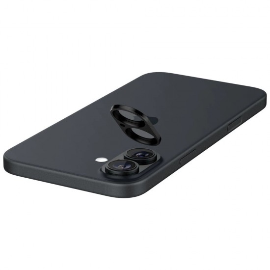 Spigen Optik GLAS.TR Camera Protector 2-PACK for iPhone 16 / 16 PLUS - Black