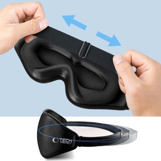 Tech-Protect Eyeshade Sleep Mask - Black