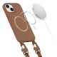 Tech-Protect MagNecklace MagSafe iPhone 15 Case - Brown