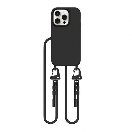 Tech-Protect MagNecklace MagSafe iPhone 15 Pro Case - Black