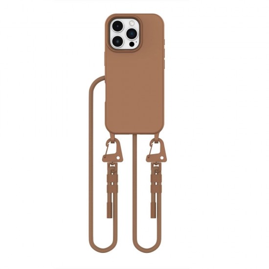 Tech-Protect MagNecklace MagSafe Case for iPhone 16 Pro Max - Brown