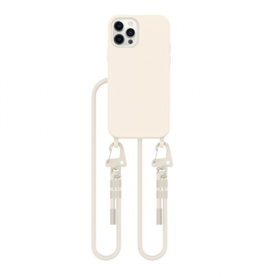 Tech-Protect MagNecklace MagSafe Case for iPhone 12 / 12 Pro - Beige