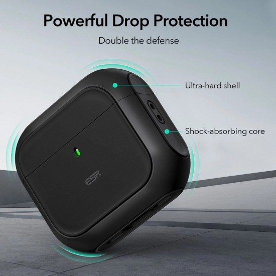 ESR Orbit Halolock MagSafe case for Apple AirPods 4 - black