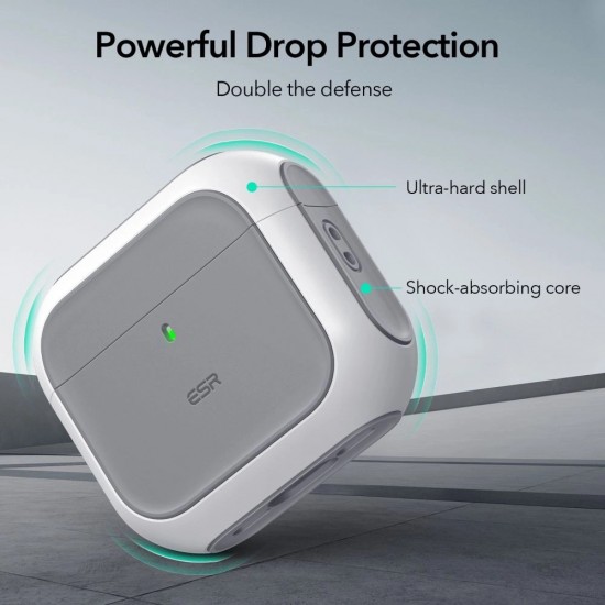 ESR Orbit Halolock MagSafe case for Apple AirPods 4 - white