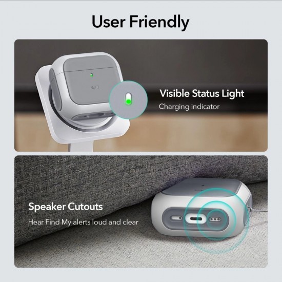 ESR Orbit Halolock MagSafe case for Apple AirPods 4 - white