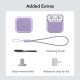 ESR Orbit Halolock MagSafe case for Apple AirPods 4 - purple