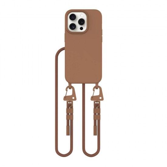 Tech-Protect MagNecklace MagSafe iPhone 14 Pro Case - Brown