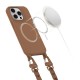 Tech-Protect MagNecklace MagSafe iPhone 14 Pro Case - Brown