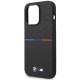 BMW Silicone Pattern iPhone 15 Pro Case - Black