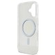 Guess IML Glitter Circle MagSafe iPhone 16 Case - Clear