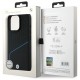 BMW Sign Leather Textured And Line MagSafe Case for iPhone 16 Pro Max - Black