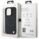 BMW Sign Leather Half Textured And Circle MagSafe case for iPhone 16 Pro Max - black