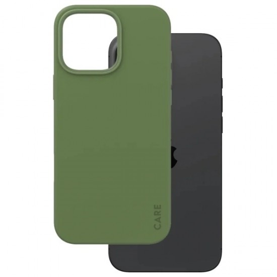 CARE by PanzerGlass Fashion Case MagSafe for iPhone 16 Pro Max - Green