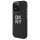 DKNY Liquid Silicone Metal Logo iPhone 16 Pro Max Case - Black