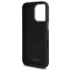 DKNY Liquid Silicone Metal Logo iPhone 16 Pro Max Case - Black