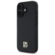 DKNY Repeat Pattern Stack Logo MagSafe iPhone 16 Case - Black