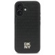DKNY Repeat Pattern Stack Logo MagSafe iPhone 16 Case - Black