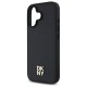 DKNY Repeat Pattern Stack Logo MagSafe iPhone 16 Case - Black