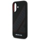 AMG Checkered Flag Pattern MagSafe iPhone 16 Case - Black
