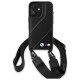 BMW M Edition Carbon Stripe & Strap iPhone 16 Plus Case - Black