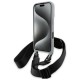 BMW M Edition Carbon Stripe & Strap iPhone 16 Case - Gray