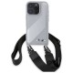 BMW M Edition Carbon Stripe & Strap iPhone 16 Pro Max Case - Gray