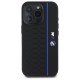 BMW Silicone Hexagon Blue Line MagSafe Case for iPhone 16 Pro Max - Black