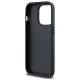 DKNY Quilted Stack Logo iPhone 14 Pro Case - Black