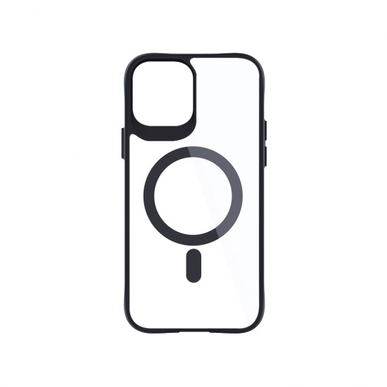 3mk Satin Armor MagCase with MagSafe for iPhone 12 Pro Max - Clear with Black Frame