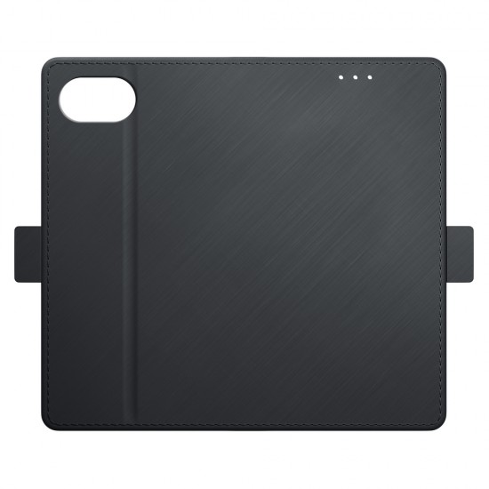 3mk Wallet Case for iPhone 17e / 16e - black