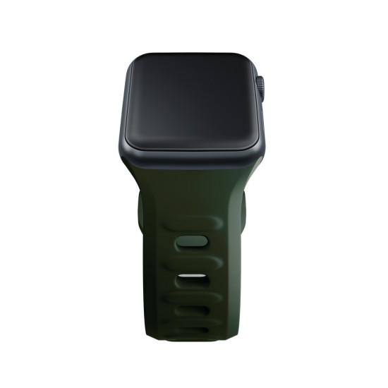 3mk Silicone Watch Strap for Apple Watch 38 / 40 / 41 mm - green
