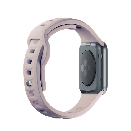 3mk Silicone Watch Strap for Apple Watch 42 / 44 / 45 / 49 mm - beige