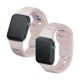 3mk Silicone Watch Strap for Apple Watch 42 / 44 / 45 / 49 mm - beige