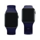 3mk Silicone Watch Strap for Apple Watch 42 / 44 / 45 / 49 mm - blue