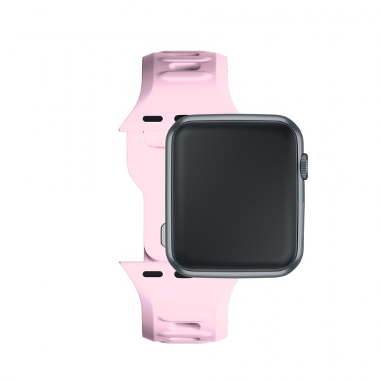 3mk Silicone Watch Strap for Apple Watch 42 / 44 / 45 / 49 mm - pink
