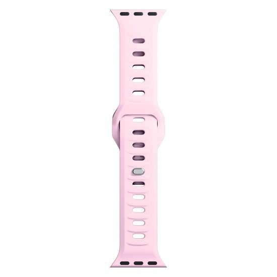 3mk Silicone Watch Strap for Apple Watch 42 / 44 / 45 / 49 mm - pink