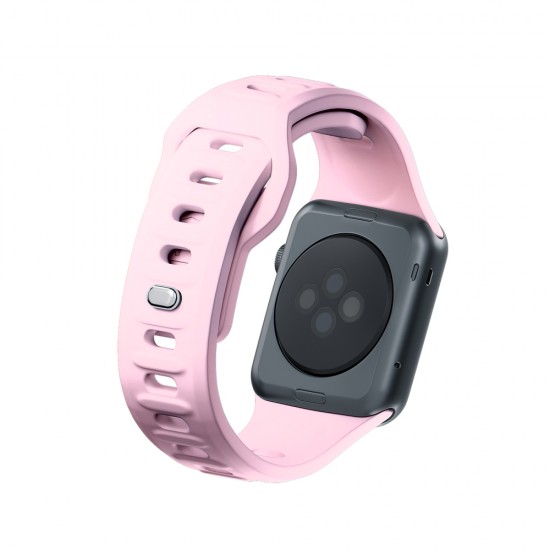 3mk Silicone Watch Strap for Apple Watch 42 / 44 / 45 / 49 mm - pink