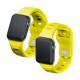 3mk Silicone Watch Strap for Apple Watch 38 / 40 / 41 mm - yellow