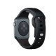 3mk Silicone Watch Strap for Apple Watch 38 / 40 / 41 mm - black