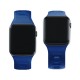 3mk Silicone Watch Strap for Apple Watch 42 / 44 / 45 / 49 mm - blue