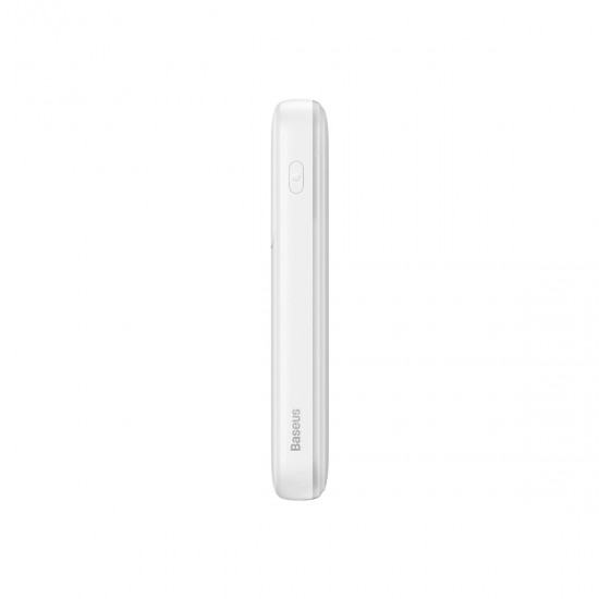 Baseus Comet Series powerbank with display 10000mAh 22.5W - white + USB-A - USB-C cable