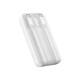 Baseus Comet Series powerbank with display 10000mAh 22.5W - white + USB-A - USB-C cable