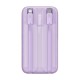 Baseus Comet Series powerbank with display 10000mAh 22.5W - purple + USB-A / USB-C cable