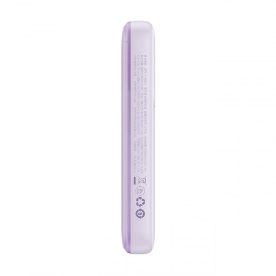 Baseus Comet Series powerbank with display 10000mAh 22.5W - purple + USB-A / USB-C cable