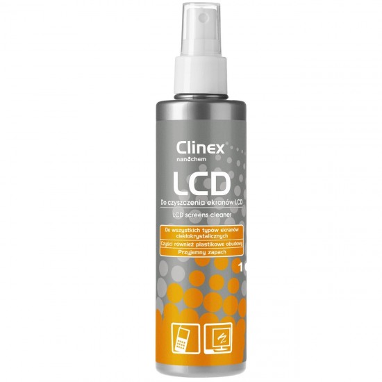 CLINEX LCD 200ML liquid for cleaning LCD screens and monitors of telephones