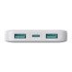 Powerbank Joyroom JR-PBF12 10000mAh 2.4A 2x USB-A 1x USB-C - white
