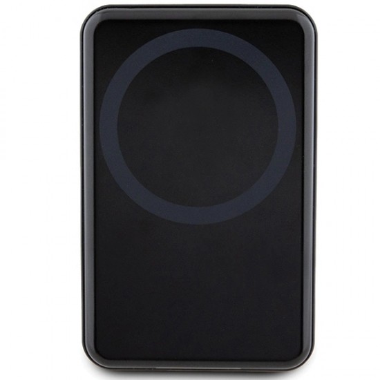 Powerbank Ferrari Metal Logo MagSafe induction 15W 10000 mAh with stand function - black