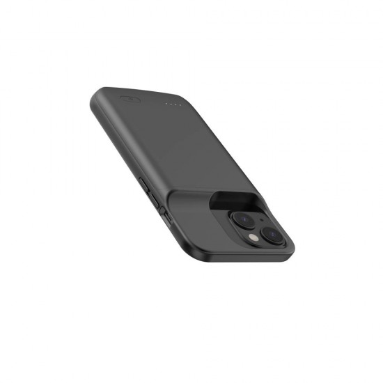 Tech-Protect PowerCase case for iPhone 14 / 14 Pro with 4800mAh power bank - black